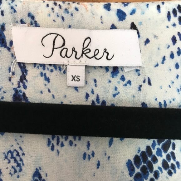 Parker silk Duncan snake print blouse - Picture 5 of 7